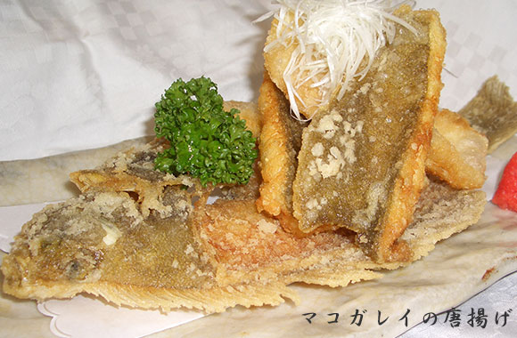 マコガレイの唐揚げ